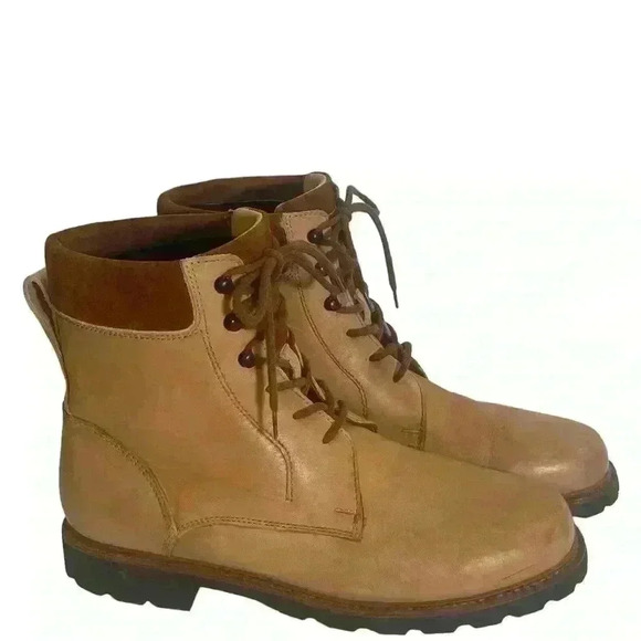 Ludwig Reiter Men’s Tan Light Brown Leather And Suede Ankle Boots 44/ 10- 10.5 - Picture 4 of 16